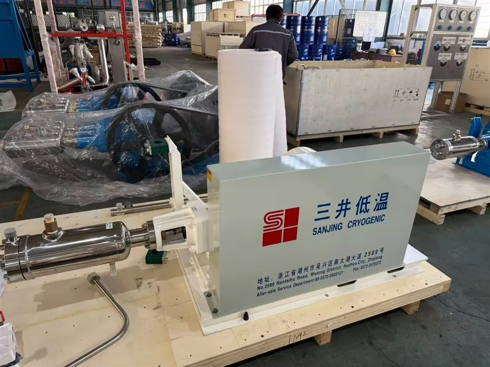 वायु पृथक्करण क्रायोजेनिक प्रत्यागामी पंप